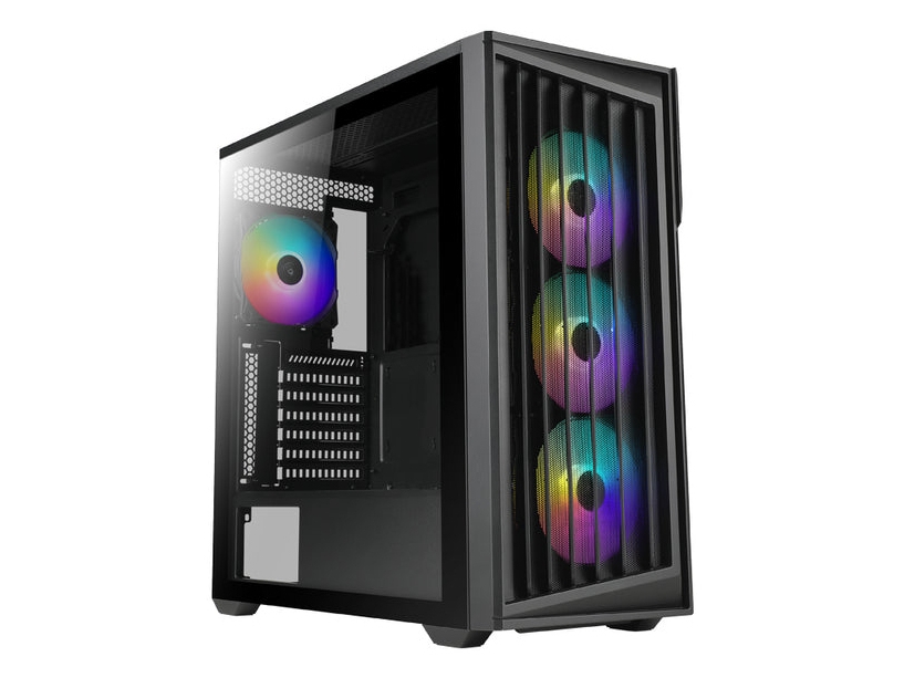 Azza Torrent, Midi Tower, Pc, Schwarz, Atx, Itx, Micro Atx, Gaming, Blau, Grün, Orange