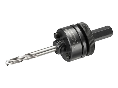 DeWALT DT90369-QZ, Hulsavs adapter, Sekskantet skaft, 13 mm, Sort, Rustfrit stål, 3,2 cm, 21 cm