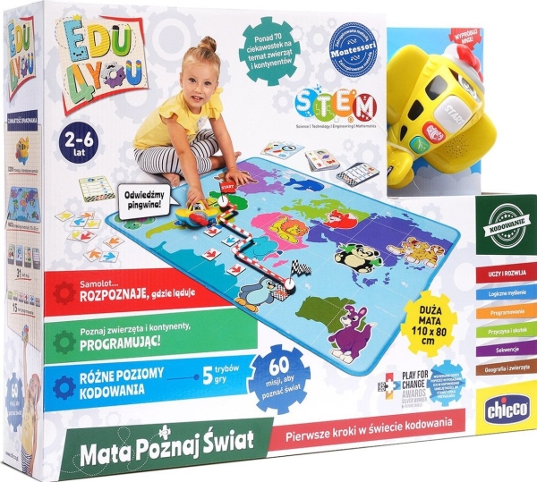 Chicco Spielmatte Poznaj Swiat - Spiel Und Programmiere Mit Chicco