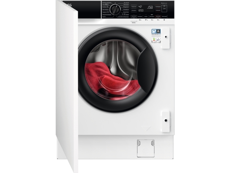 Aeg Series 8000 Lwr8wi7680, Frontlader, Integriert, Weiß, Links, Schwarz, Tasten, Drehregler