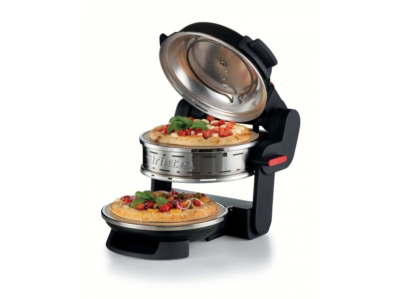 Ariete 0927/01, 2 pizza(er), Sort, 32 cm, 400 °C, 2300 W, 32 cm