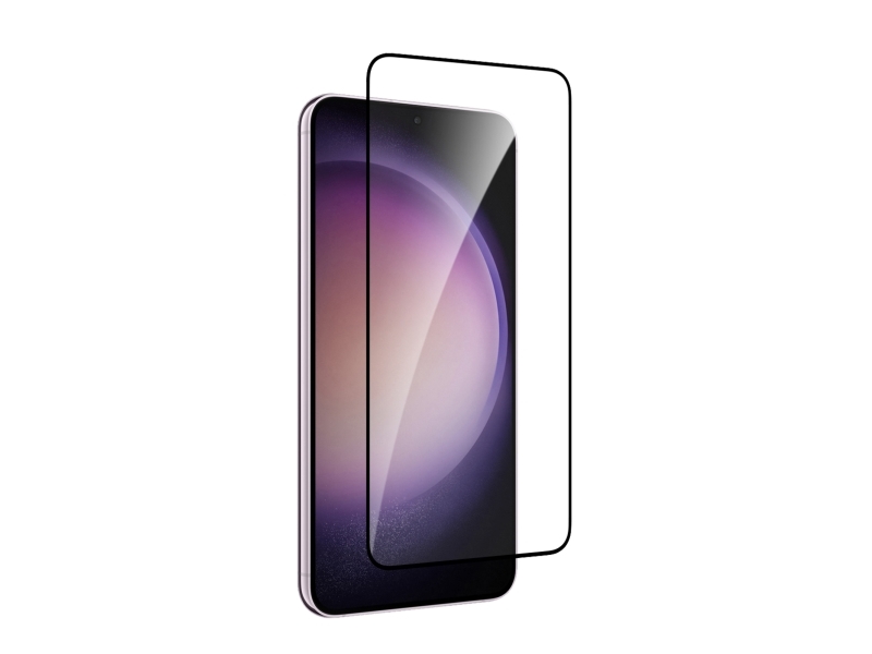 Puro Frame Tempered Glass For Samsung Galaxy S24+, Black / S25+