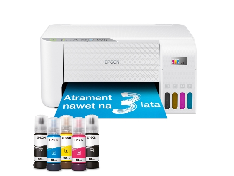 Epson Ecotank L3276, Tintenstrahl, Farbdruck, 5760 X 1440 Dpi, A4, Direktdruck, Weiß