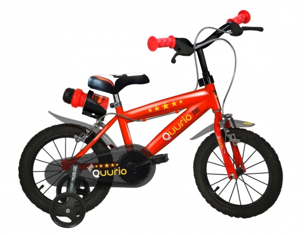 Quurio Bike Kids Bicycle Size 16  " Red Black 416 U
