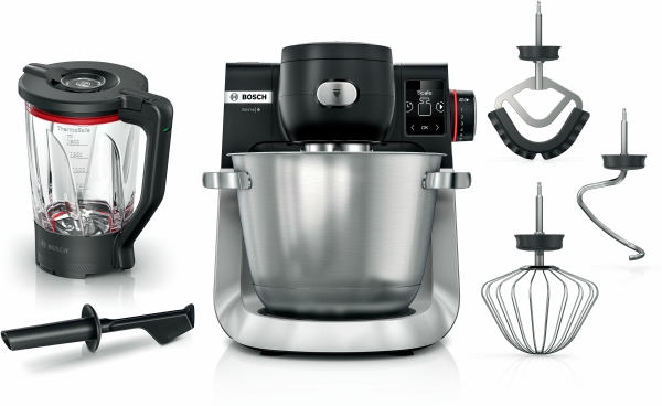 Bosch Serie 6 MUMS6ZS17, 5,5 l, Sort, Rustfritt stål, Rotasjon, 3,5 kg, 3,5 kg, 1,1 m