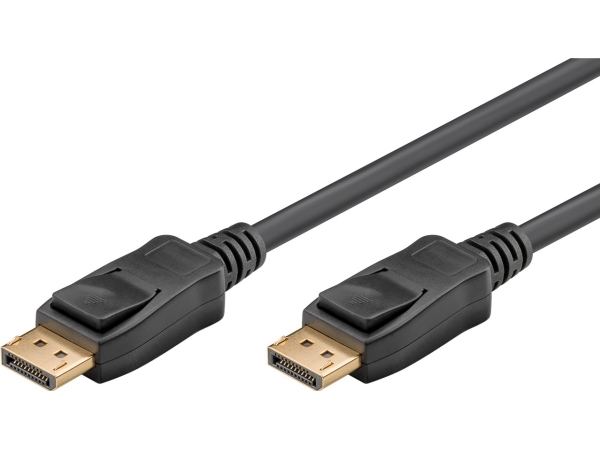 Goobay 74745, 3 m, DisplayPort, DisplayPort, Hankoppling, Hankoppling, 7680 x 4320 pixlar | Datortillbehör - Kablar & adaptrar - Bildkablar | GameStuff
