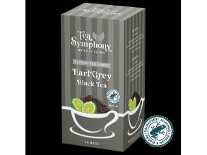 Te Sort Tea Symphony Earl Grey Black Tea 20 breve Rainforest Alliance,6 pk x 20 stk/krt