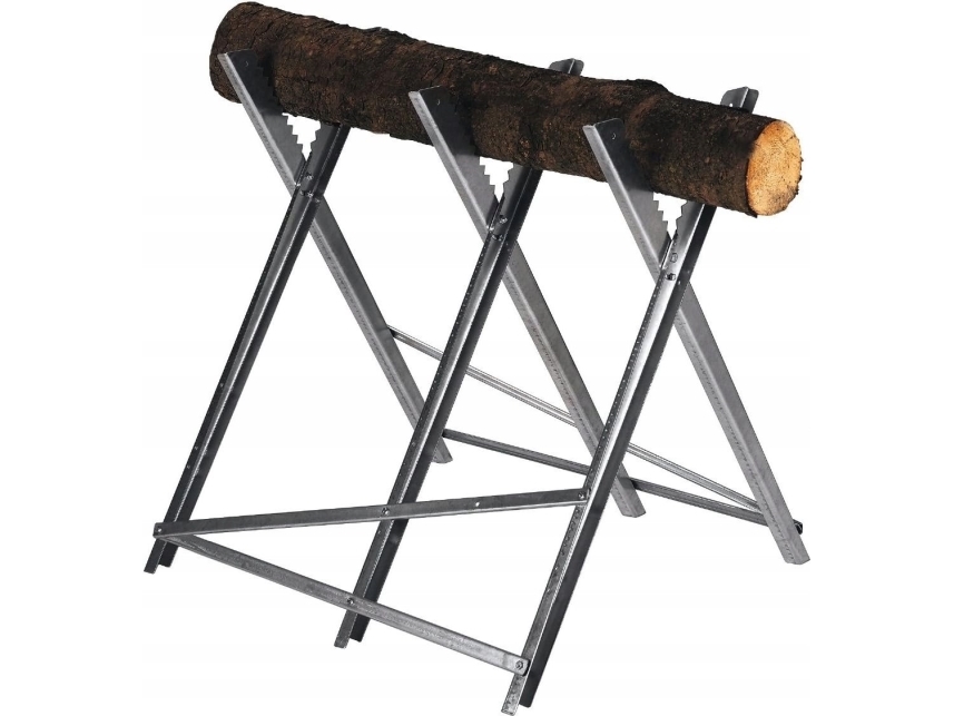 Sammenklappelig savbuk i træ 150 kg (1)