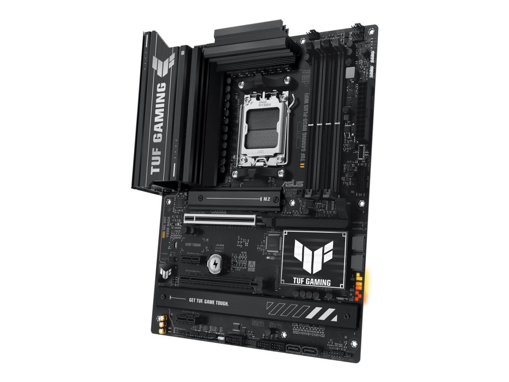Asus Tuf Gaming B850-Plus Wifi, Amd, Sockel Am5, Amd Ryzen 7000 Series, Amd Ryzen 8000 Series, Amd Ryzen 9000 Series, Sockel Am5, Ddr5-Sdram, 192 Gb