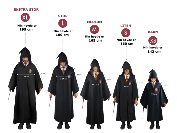 Gryffindor Kappe Med Slips