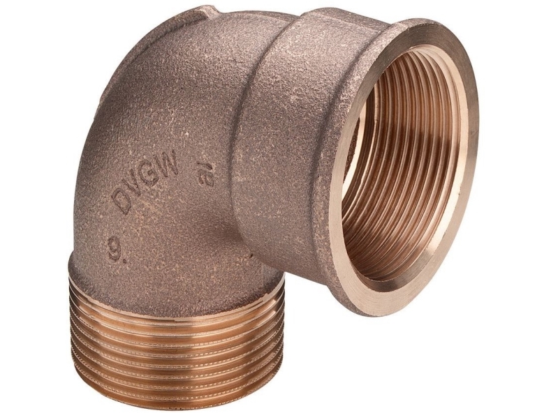 VIEGA Vinkel 3/8 rødgods 90 grader muffe/nippel | VVS Artiklar - Rör & Kopplingar - Övriga Rör & Kopplingar | GameStuff