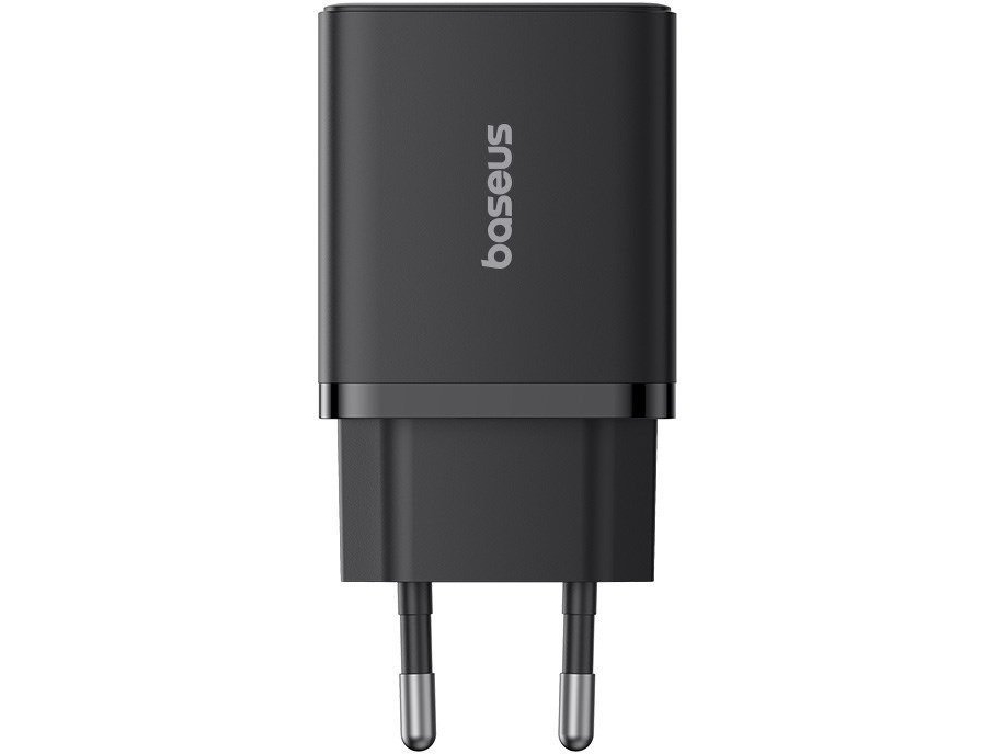 Wall Charger Baseus Cube, 30W, 2.4A, 1 X Usb-A - 1 X Usb-C, Black P10111404113-00