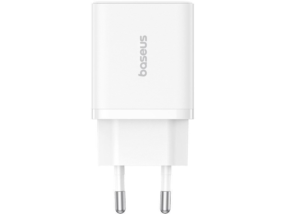 Wall Charger Baseus Cube, 30W, 2.4A, 1 X Usb-A - 1 X Usb-C, White P10111404213-00