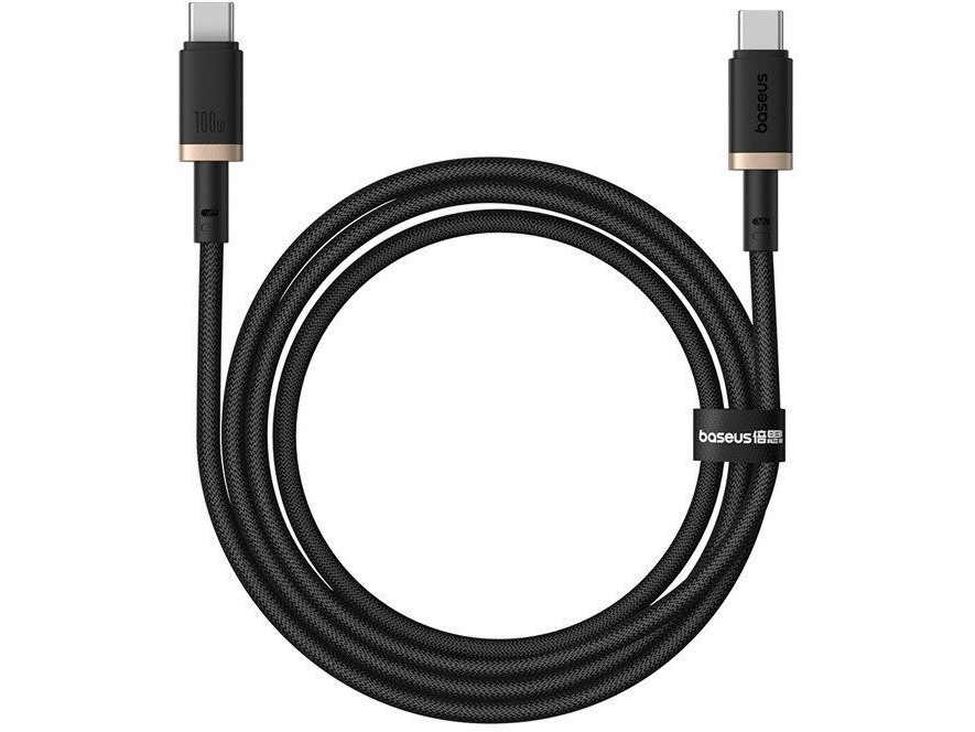 Usb-C To Usb-C Cable Baseus Dura Series, 100W, 5A, 1M, Gold P10377803u01-00