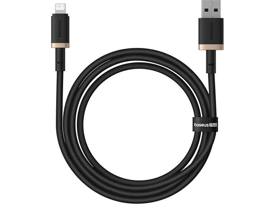 Usb-A To Lightning Cable Baseus Dura Series, 18W, 2.4A, 1M, Gold P10377801u01-00