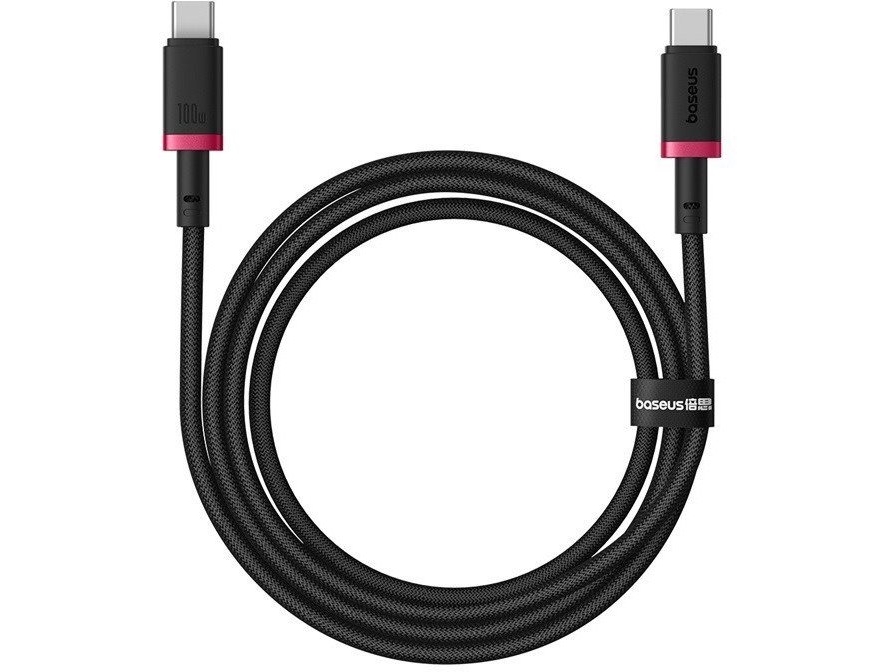 Usb-C To Usb-C Cable Baseus Dura Series, 100W, 5A, 1M, Red P10377803u01-01