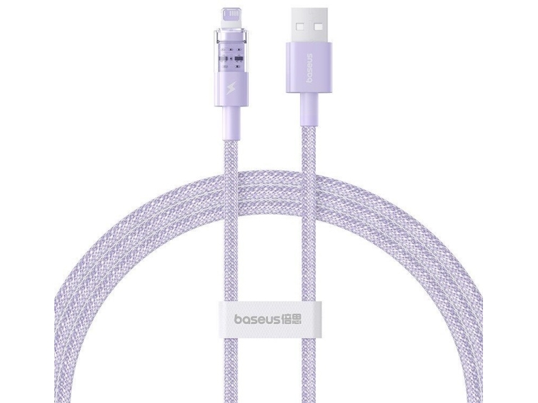 Baseus Gem Usb Zu Ip 2.4A Schnellladekabel 1 M Lila (P10373003511-00)