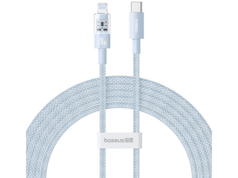 Usb-C To Lightning Cable Baseus Gem, 20W, 2.4A, 2M, Blue P10373001311-01