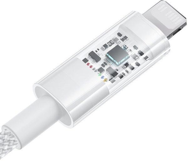Usb-C To Lightning Cable Baseus Gem, 20W, 2.4A, 1M, White P10373001211-00