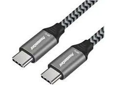 Kabelis Usb Premiumcord Usb-C - Usb-C 2 M Juodas (Ku31ct2)