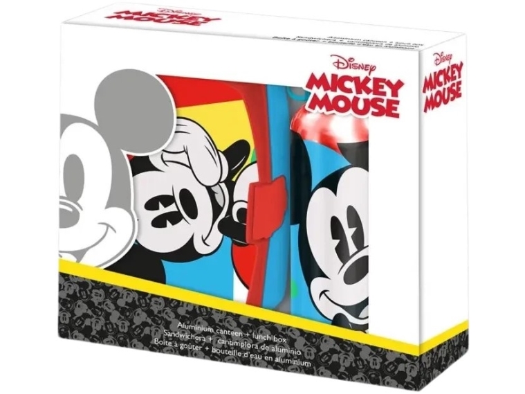 Kids Euroswan Mickey Mouse Drikkedunk + Madkasse Aluminium Mi50001