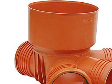 Rense-insp.brønd 425-250mm T5 - universal med fleksible indsatser og propper. Pipelife PP