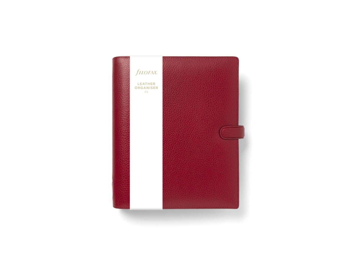 Filofax Finsbury System Diary A5 Scarlet