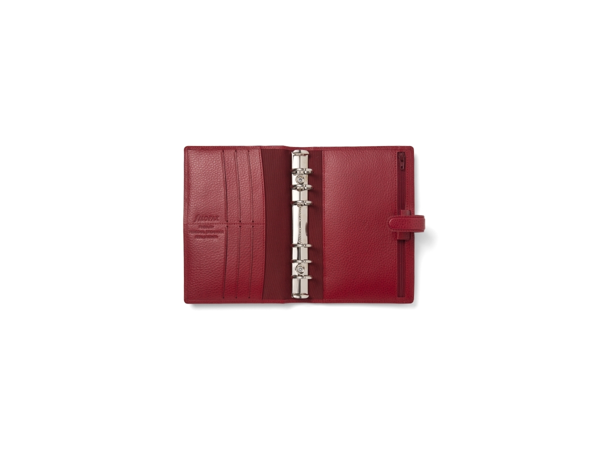 Filofax Finsbury System Calendar Personal Scarlet