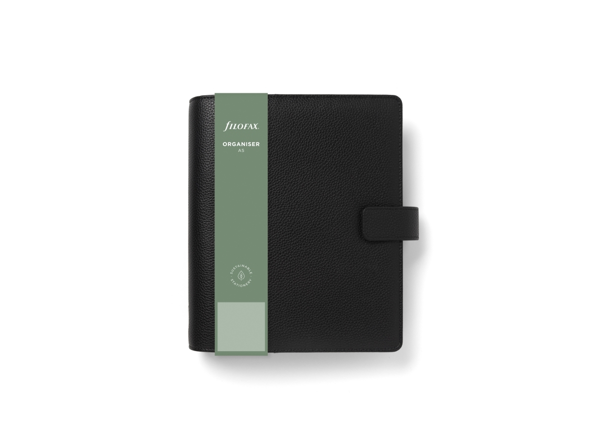 Filofax System dagbog Camden A5 Sort