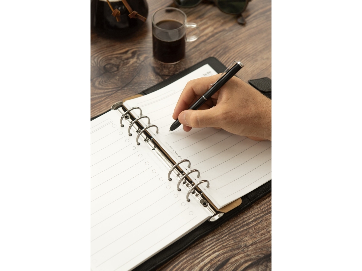 Filofax Systemkalender Camden Personal Schwarz