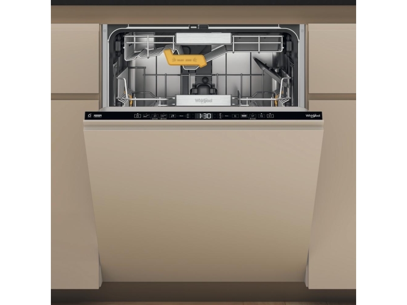 Whirlpool Maxispace W8i Ht58 Ts, Fully Built-In, Full Size (60 Cm), Black, Touch, 1.3 M, 1.55 M