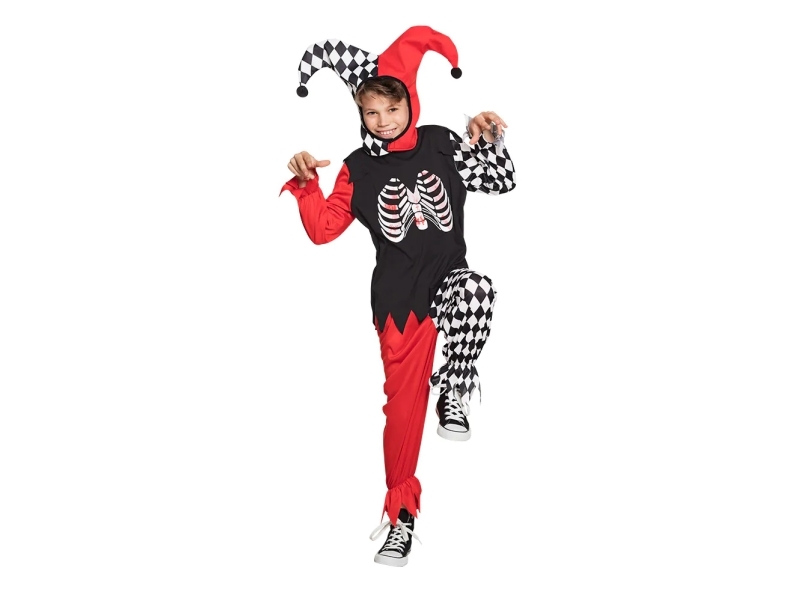 Harlekin Skelett Kostüm