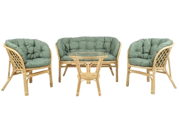 Nenurodyta_V Furnit Set Out Beige Armch/Sofa/Tab | Trädgården - Terrass - Trädgårdsmöbler | GameStuff