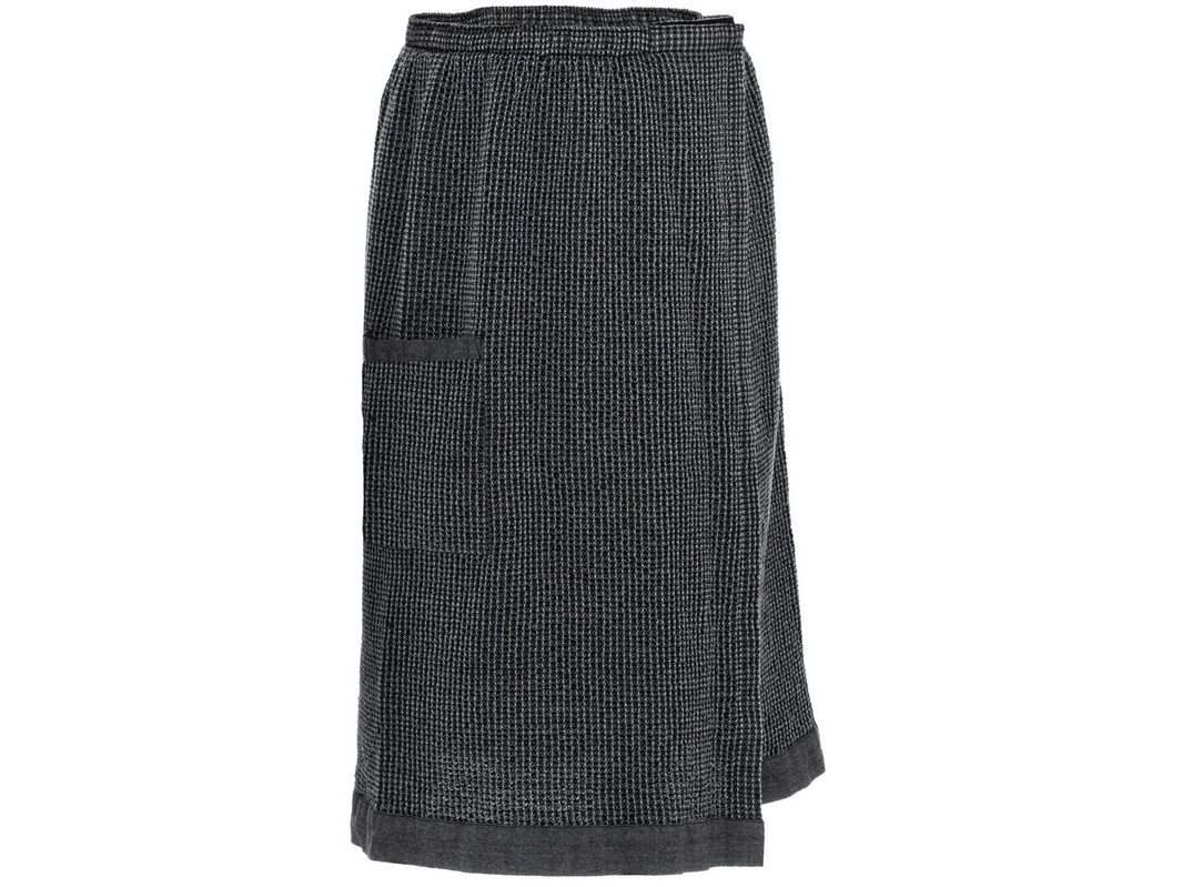 Sauna towel Rento, cotton, 145 x 70 cm, grey | Huset - Bastu - Tillbehör för bastu | GameStuff