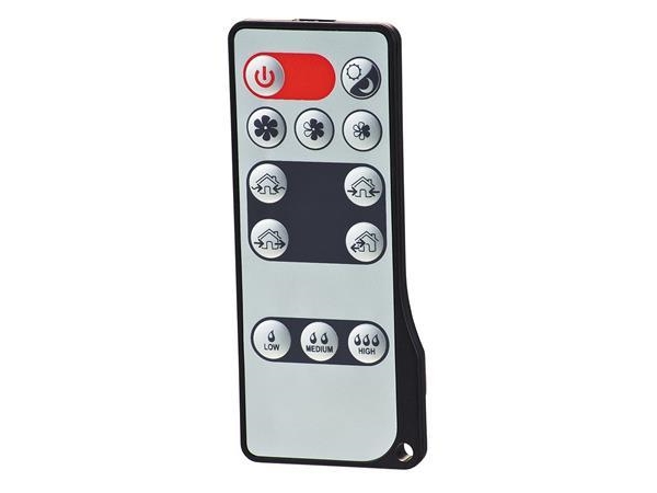 Csslr Select Kaukosäädin yhden huoneen tuulettimelle lämmöntalteenotolla RA1-50 V2 ja RA1-50 V3.