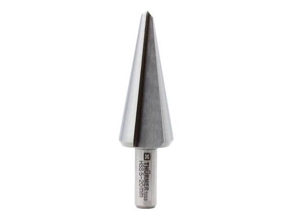 THÜRMER TOOLS Plåtborr HSS 5,0-20mm skaft Ø8mm | Elverktyg - Tillbehör - Diverse Borr | GameStuff