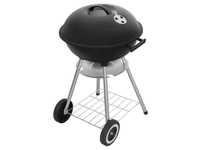 Fieldmann FZG 1009, Grill, Träkol (bränsle), Egg, Grid, Svart, Rostfritt stål, Rund | Trädgården - Grillar - Elgrillar | GameStuff