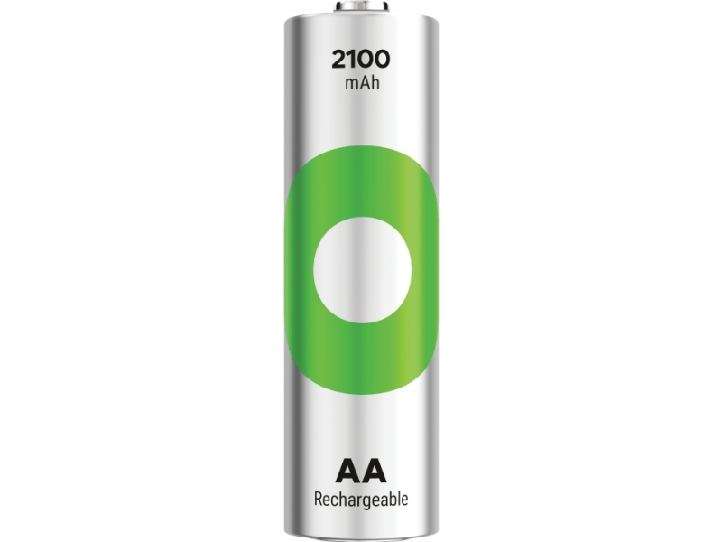 Gp Batteries 201239, Genopladeligt Batteri, Aa, Nikkel-Metalhydrid (Nimh), 1,2 V, 2 Stk, 2100 Mah