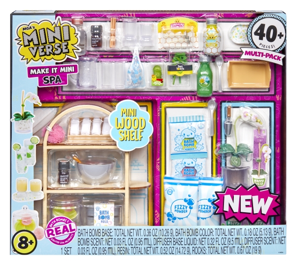 MGA''s Miniverse Make It Mini Spa Multipack, 8 År, Flerfarvet, Plast