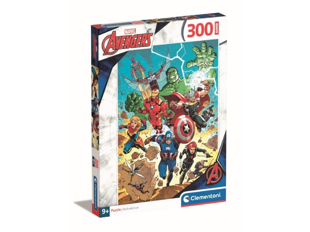 Puslespil Super - Avengers, 300 Brikker