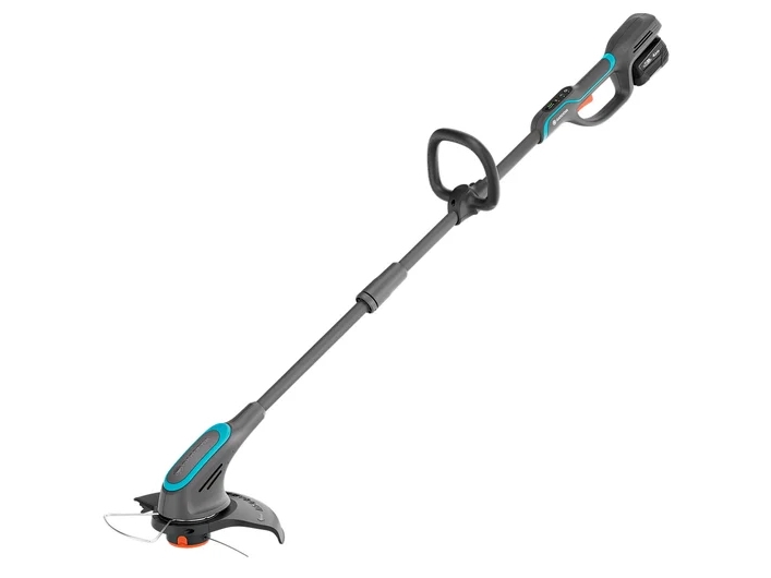 Gardena 14703-20, 2-i-1 röjsåg och grästrimmer, Nylonlina, D-format handtag, Grå, Batteri, 18 W | Trädgården - Trädgårdsmaskiner - Grästrimmer | GameStuff