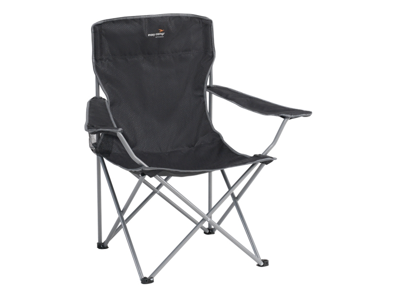 Easy Camp Spruce Arm Chair Ink Black, 110 kg, Campingstol, 4 ben, 2,4 kg, Polyester, Svart | Utomhus - Camping - Bord och stolar | GameStuff