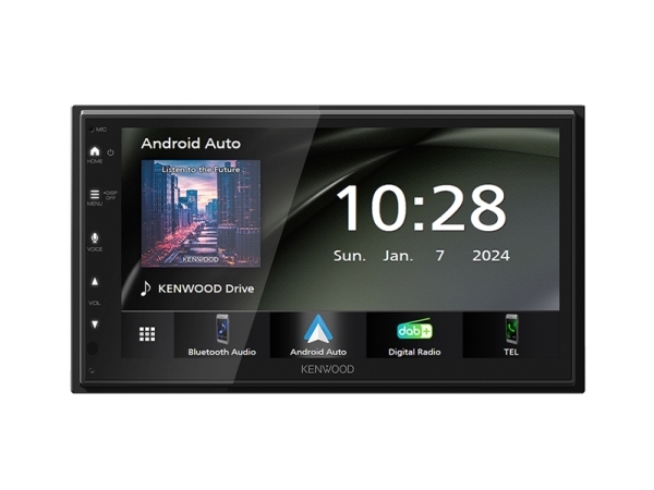 Kenwood DMX6523DABS, Svart, 2 DIN, 50 W, 20 - 20000 hz, 75 dB, 100 O | Bilvård & Biltillbehör - Bilens Interiörutrustning - HiFi för bilar - Bilstereo | GameStuff