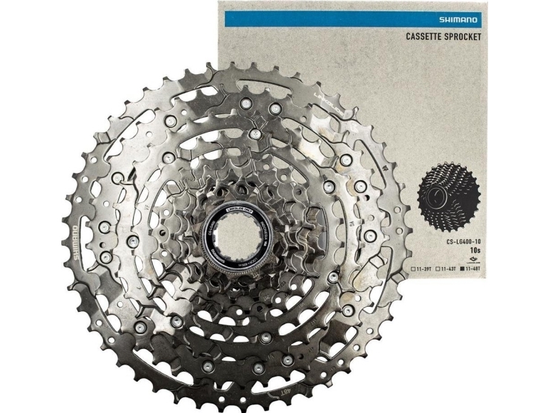 Shimano Cassette 10 Speed 11-48TCS-LG400-10 | Cykling - Reservdelar - Kassetter | GameStuff