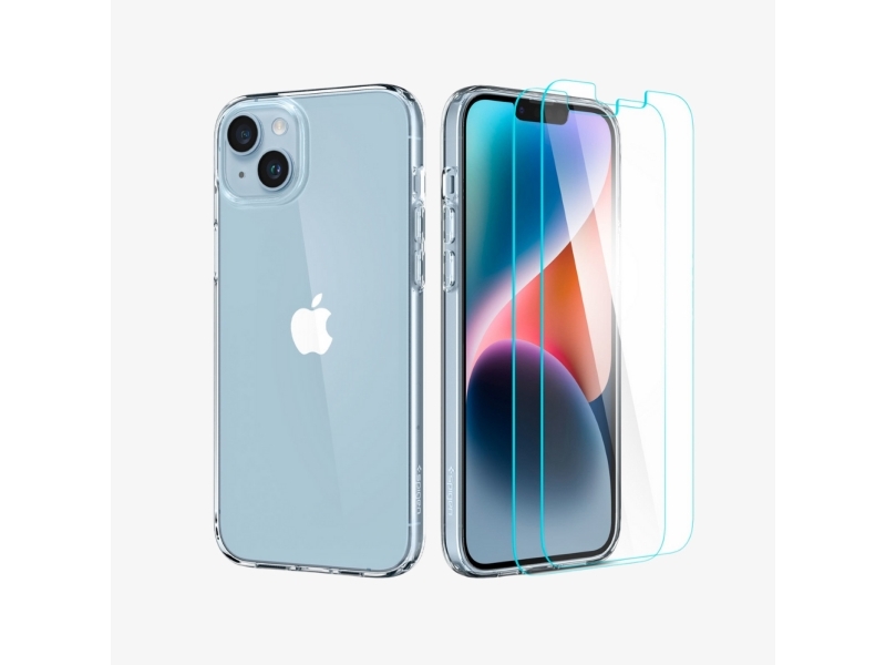 Spigen Crystal Pack, Cover, Apple, Iphone 14 Plus, 17 Cm (6.7"), Transparent