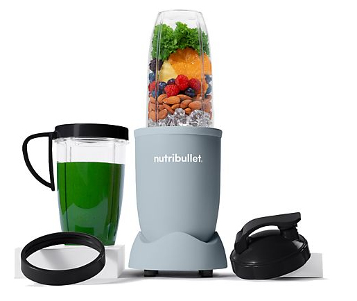 NutriBullet NB907MASL, Sportsblender, 0,9 L, Knusning af is, 900 W, Blå
