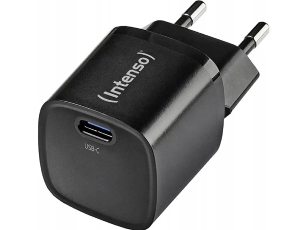 Intenso oplader, USB-oplader, 30 watt output, egnet til mobiltelefoner/smartphones, plug-in oplader (7803060)