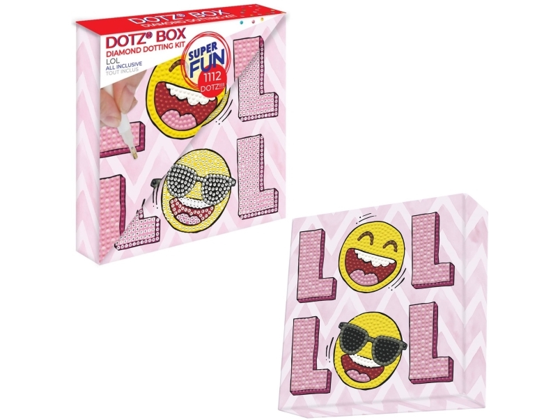 Diamond Dotz Box 15 x 15 cm - LOL LOL | Leksaker - Kreativitet - Sy, Sticka & Broderi | GameStuff