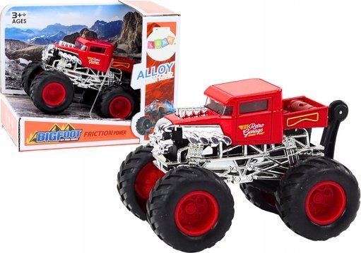 LeanToys Vehicle Fction Drive Off-Road-køretøj rød