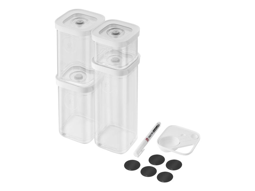 ZWILLING 1025971, Container, Rektangulär, 2,445 l, Transparent, Vit, Plast, -10 - 90 ° C | N - A | GameStuff